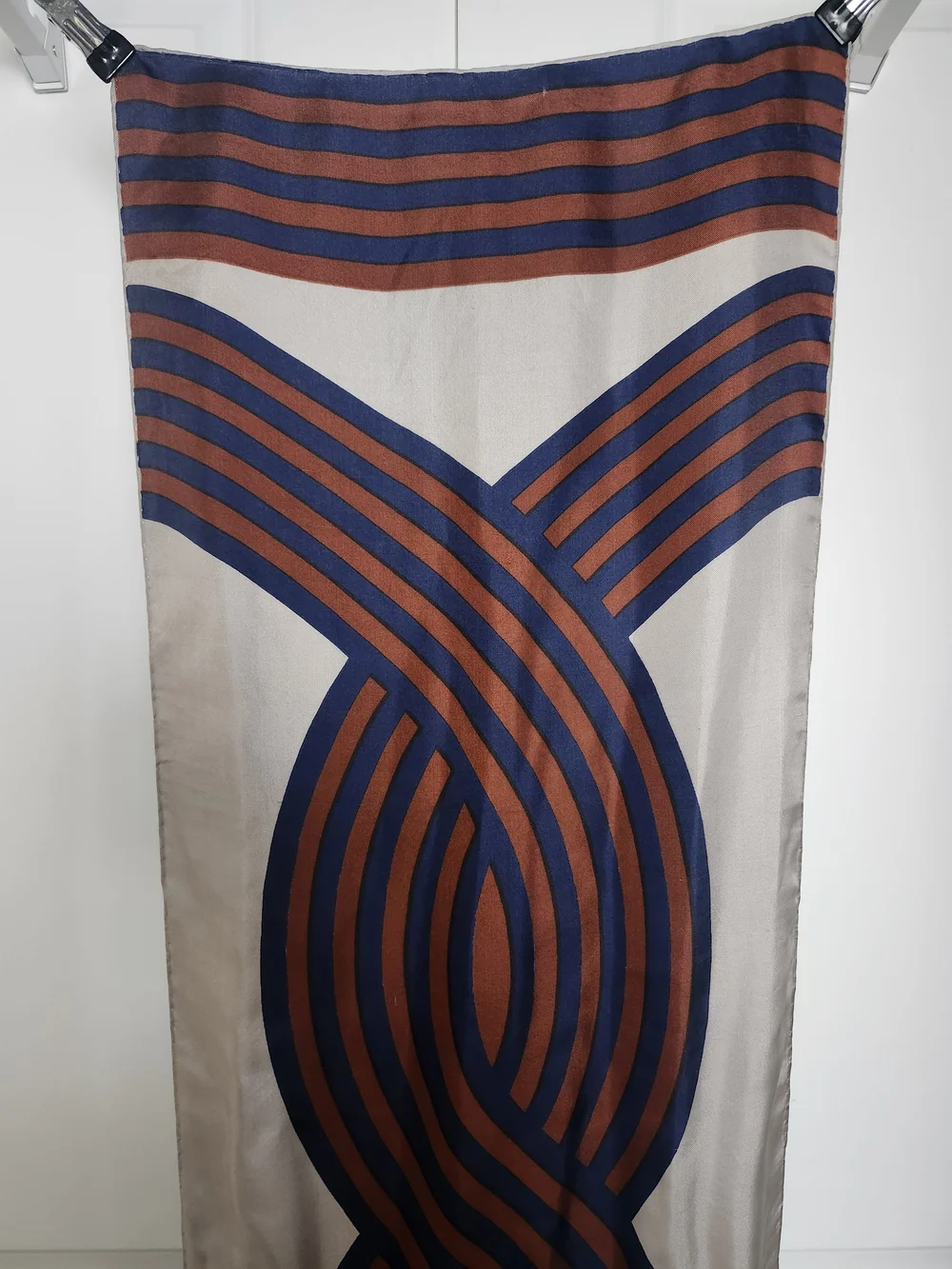 Vintage Bill Blass Silk Oblong Scarf